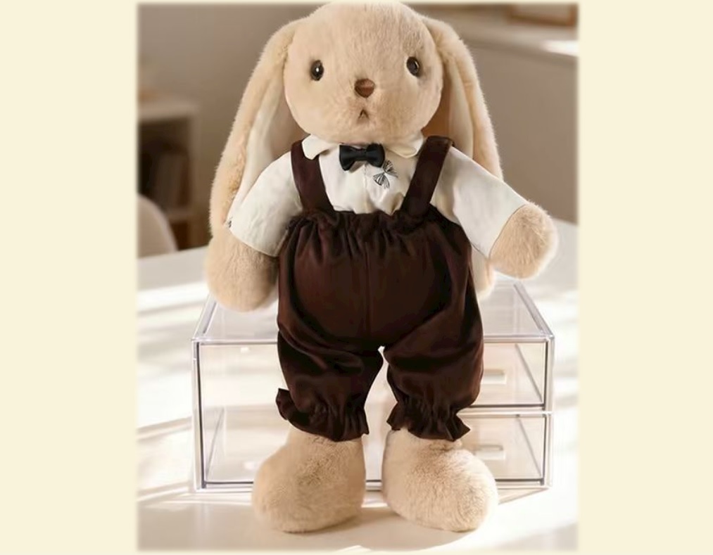 애착 토끼 인형(White)